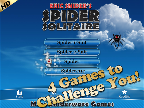 Eric's Spider Solitaire HD iPad app afbeelding 2