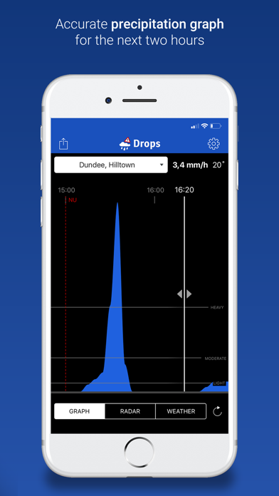 Drops - The Rain Alarm Screenshot