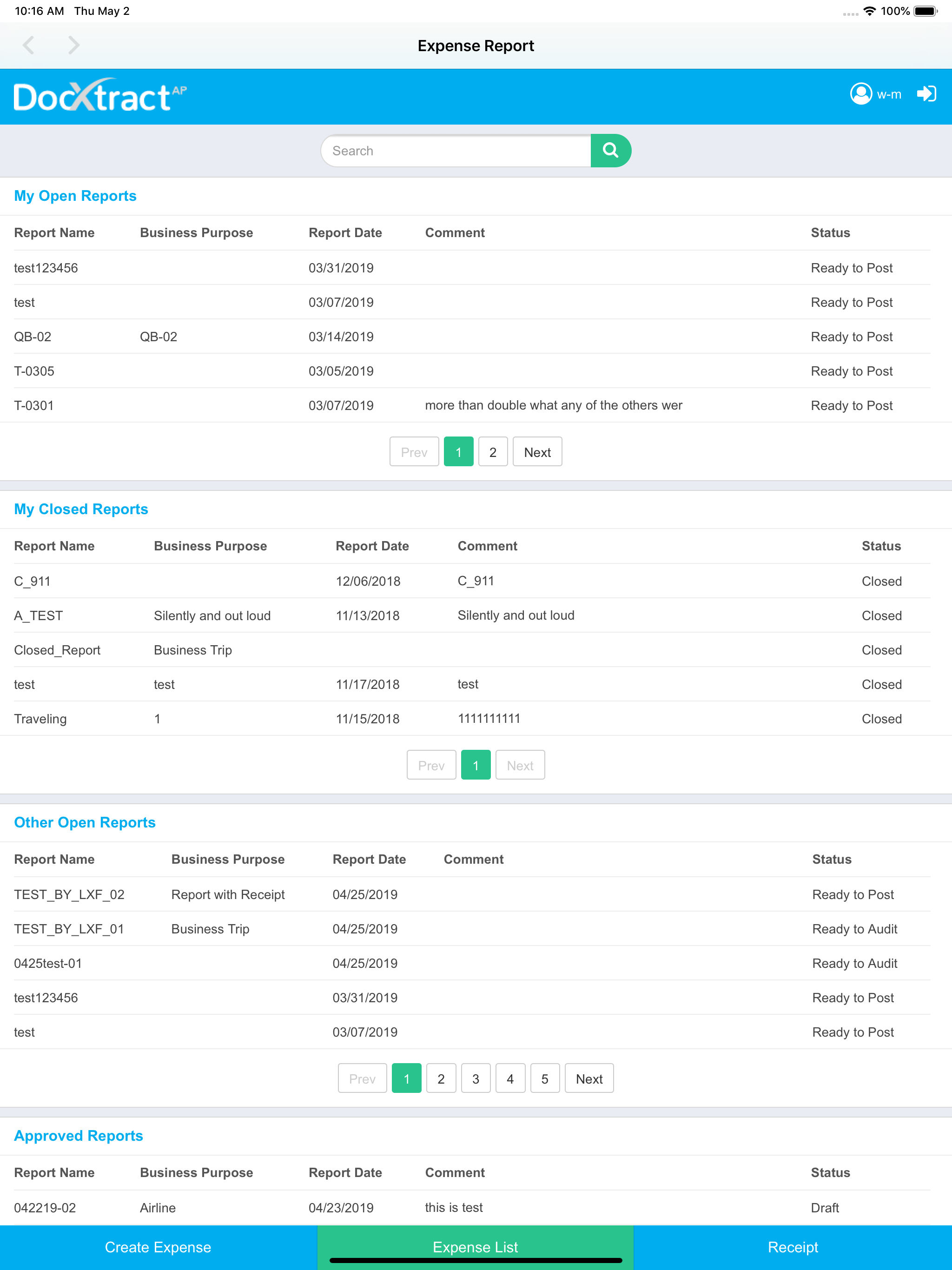 DocXtractAP Expense Management