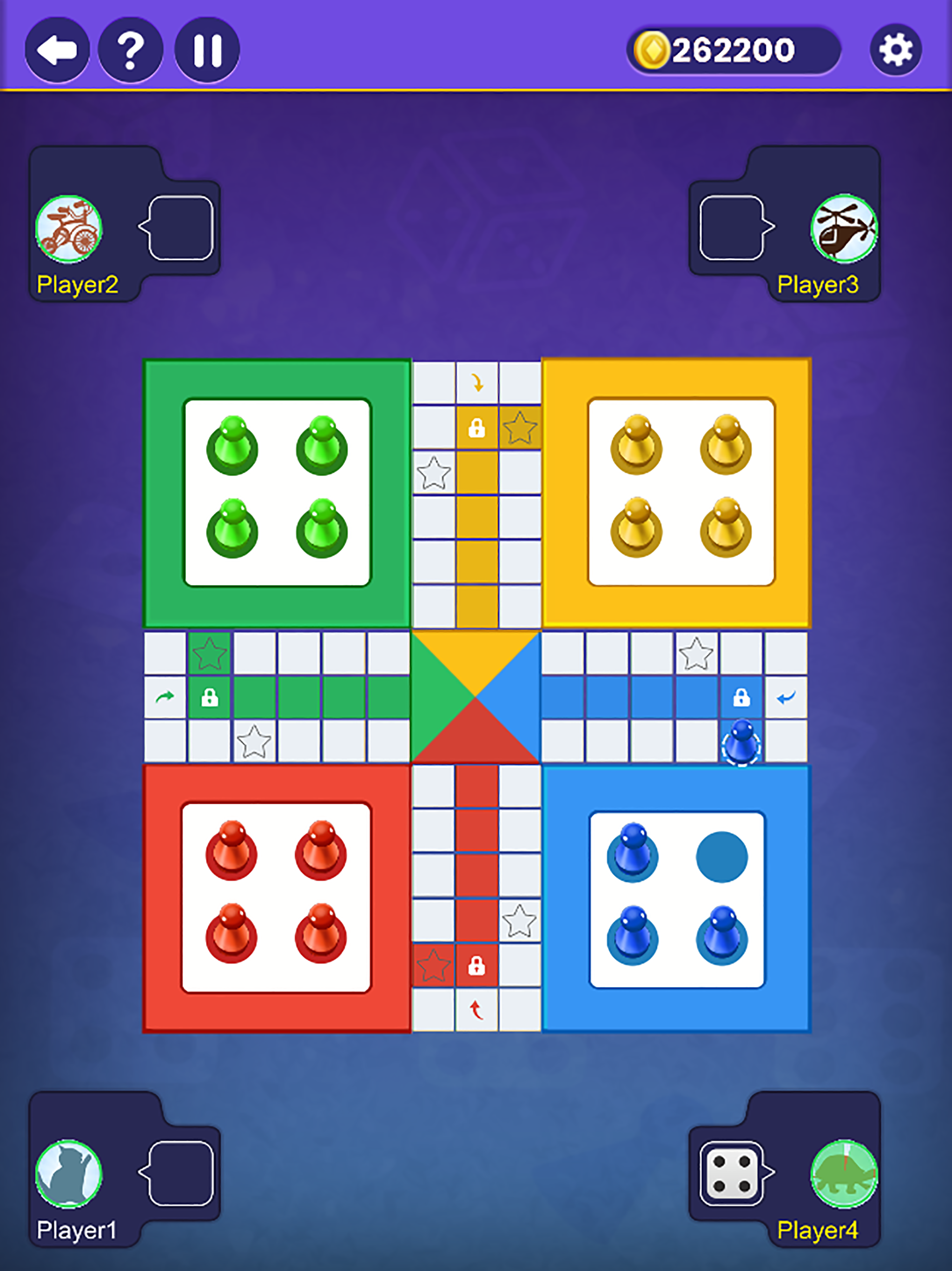 Ludo Squares