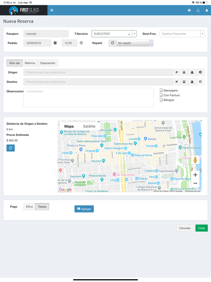 First Class Transfers