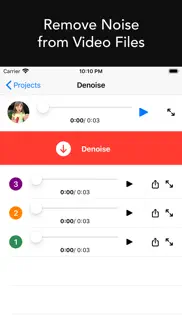 denoise audio - remove noise iPhone Captures Décran 2
