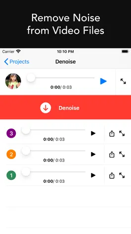 Game screenshot Denoise Audio - Remove Noise apk