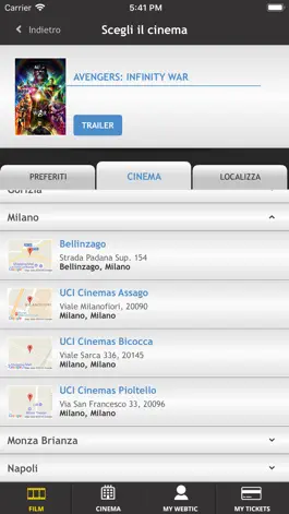 Game screenshot Webtic Prenotazioni Cinema apk