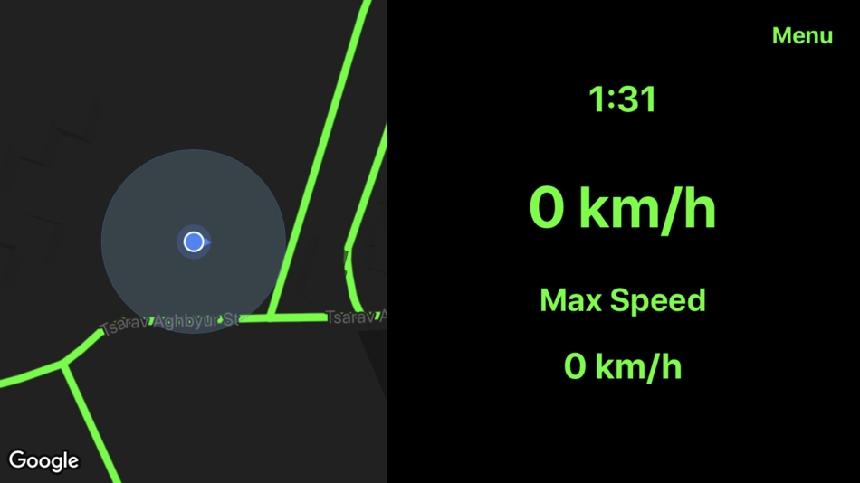 #1. Car HUD Display (iOS) 由: Hovik Aghajanyan