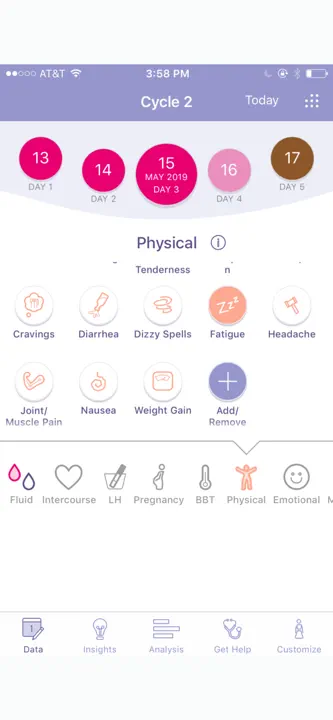 FEMM Period Ovulation Tracker: Screenshot 3 von 5