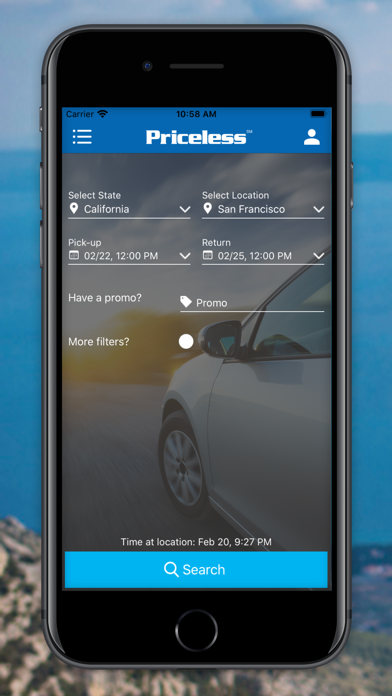 Priceless Car Rental Screenshot