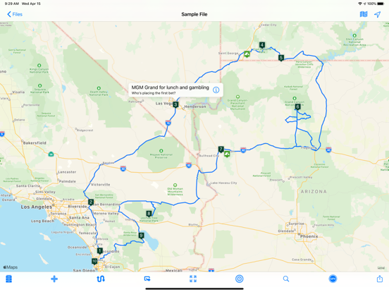 Road Trip Planner™ iPad app afbeelding 1