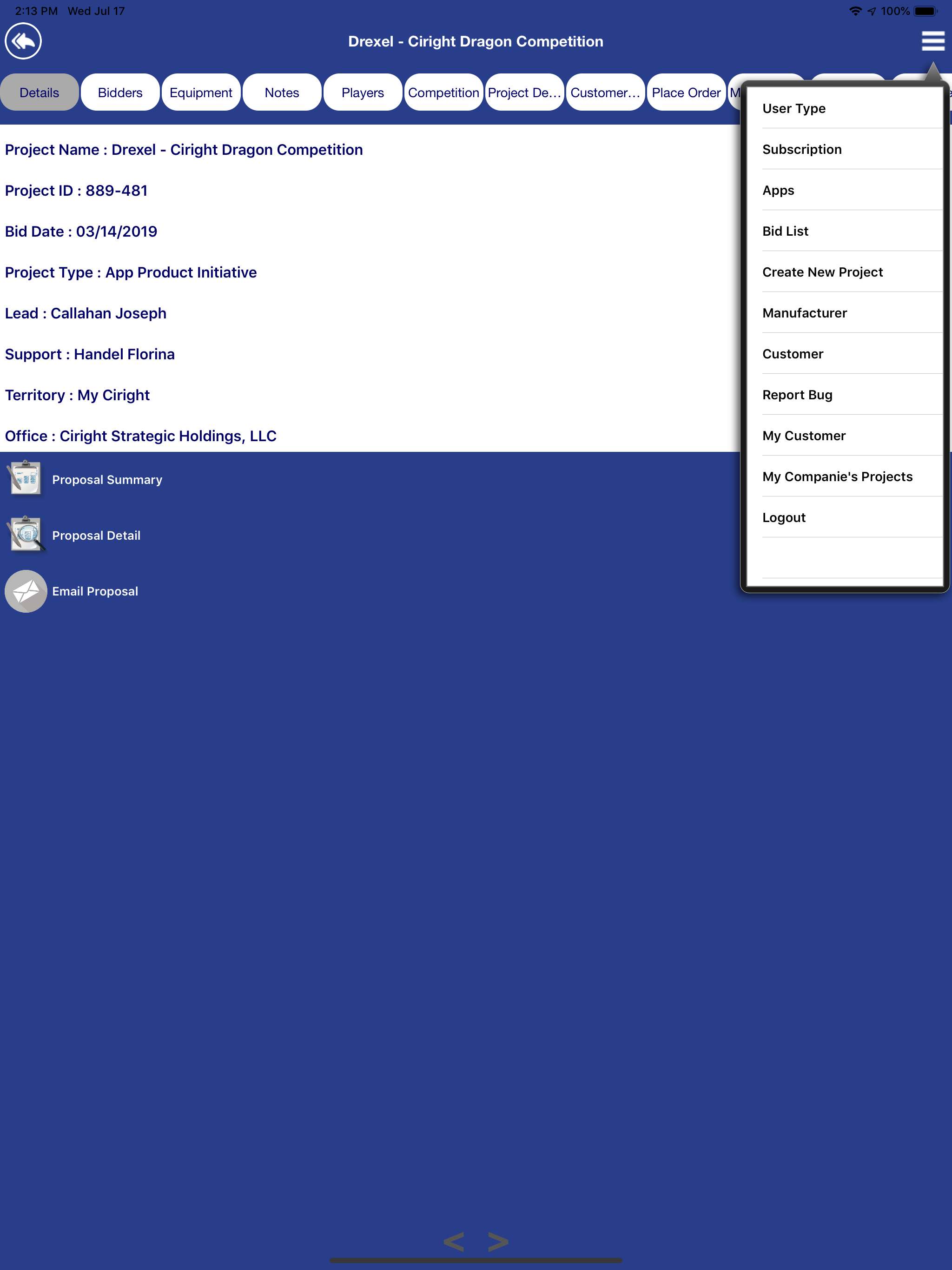 Bids screenshot 7