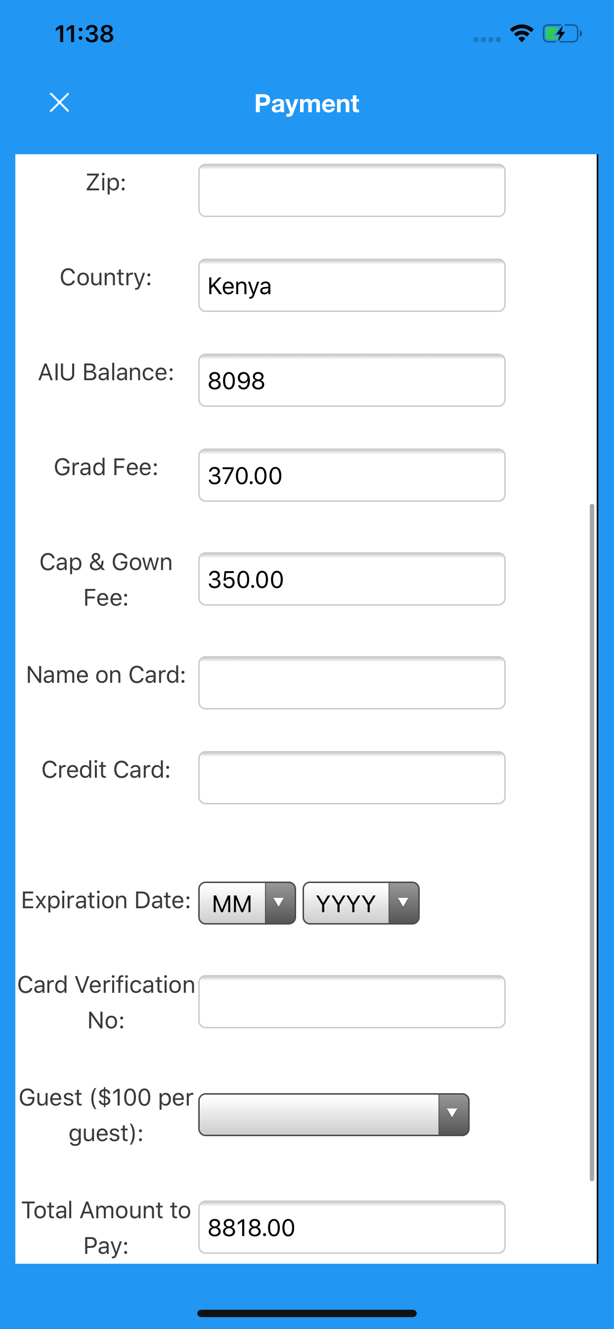 AIU Graduation