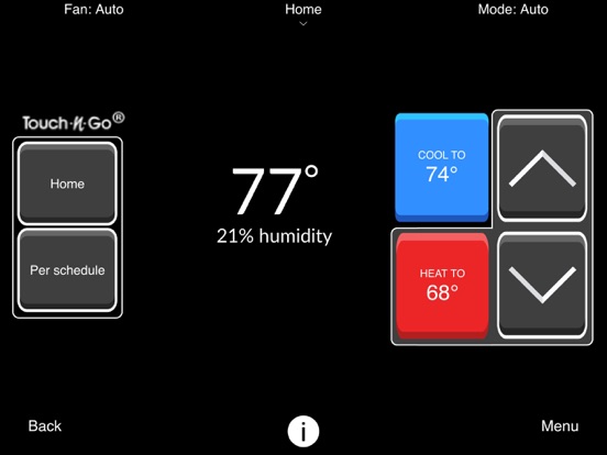 Carrier® Côr™ Thermostat screenshot 3
