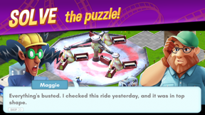 RollerCoaster Tycoon® Puzzle screenshot