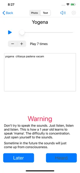 Game screenshot Yoga Chants hack