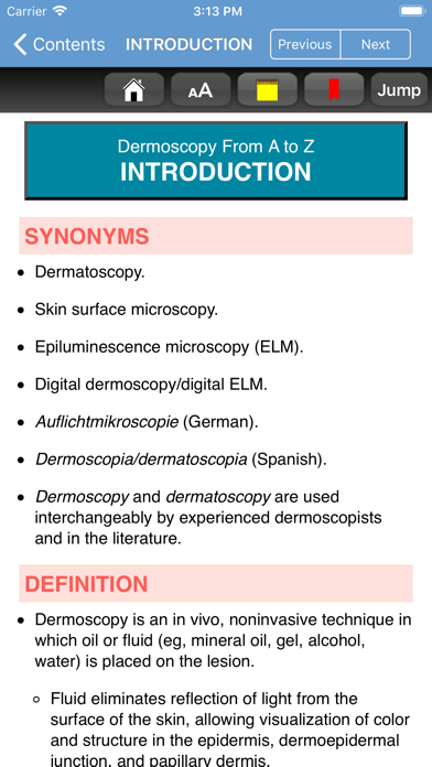 Dermoscopy Criteria Review screenshot 4