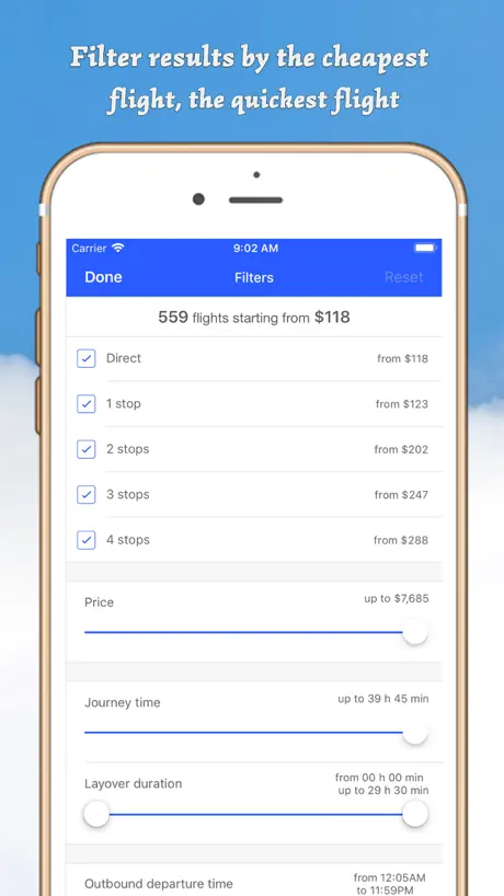 Find Airlines Flights