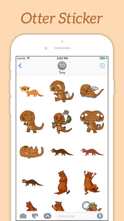 Funny Otters Stickers
