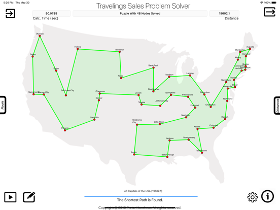 Screenshot #5 pour TSP-Solver