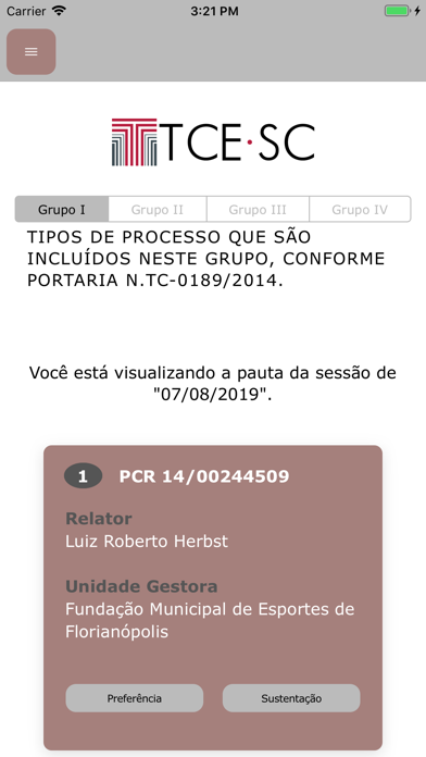 TCE Sessões screenshot 4