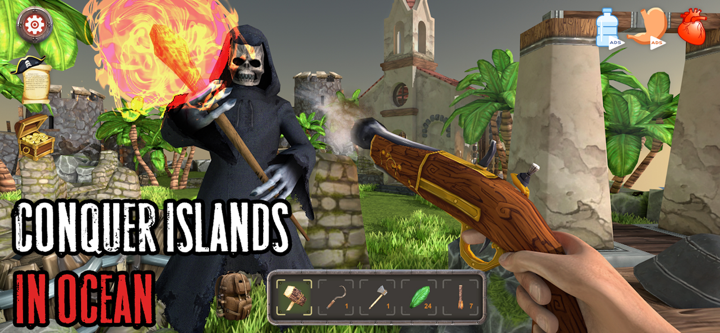 Shark Land: Desert Island screenshot 2