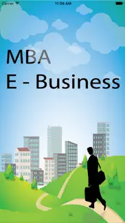mba e-business iphone screenshot 1