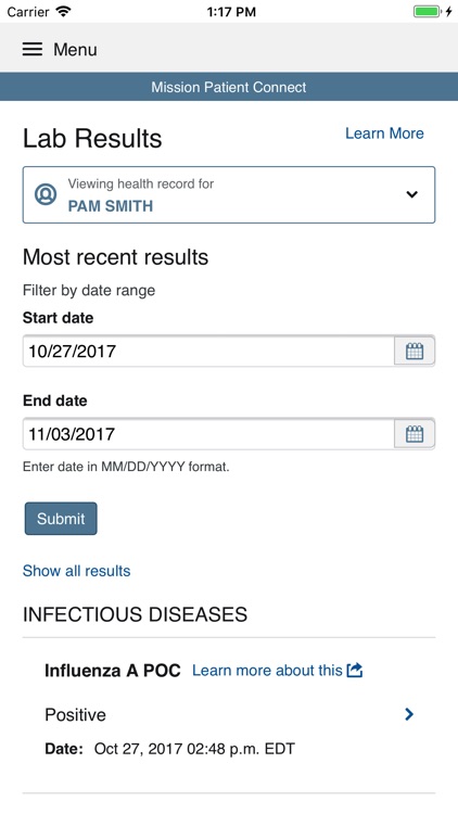 Mission Patient Connect