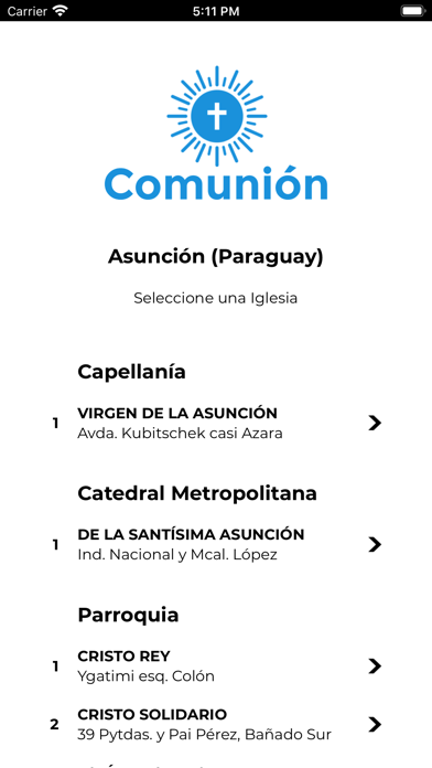 Screenshot #1 pour Comunión