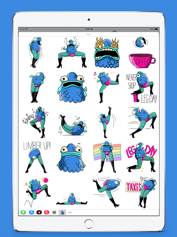 Screenshot #6 pour Fishlegs Stickers