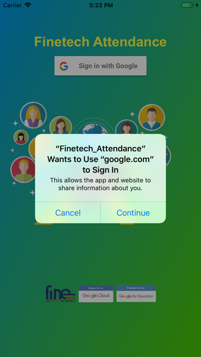 How to cancel & delete Finetech Attendance from iphone & ipad 2