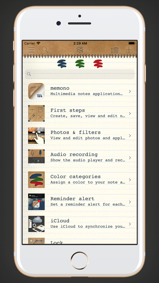 memono Notepad - 4.5 - (iOS)