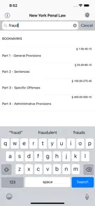 NY Penal Law 2024 screenshot #1 for iPhone