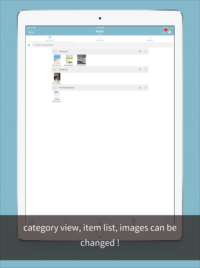 monoca - manage collections