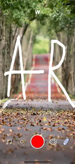 Game screenshot Paint In AR-Draw word in air mod apk