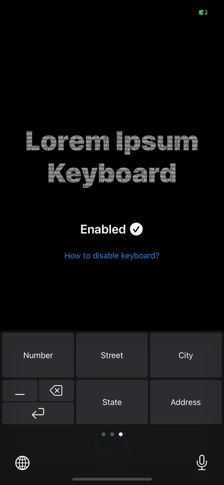 Lorem Ipsum Keyboard