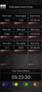 Triathlon-Calc screenshot #3 for iPhone