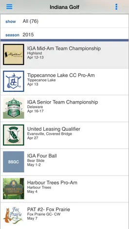 Game screenshot Indiana Golf Association apk