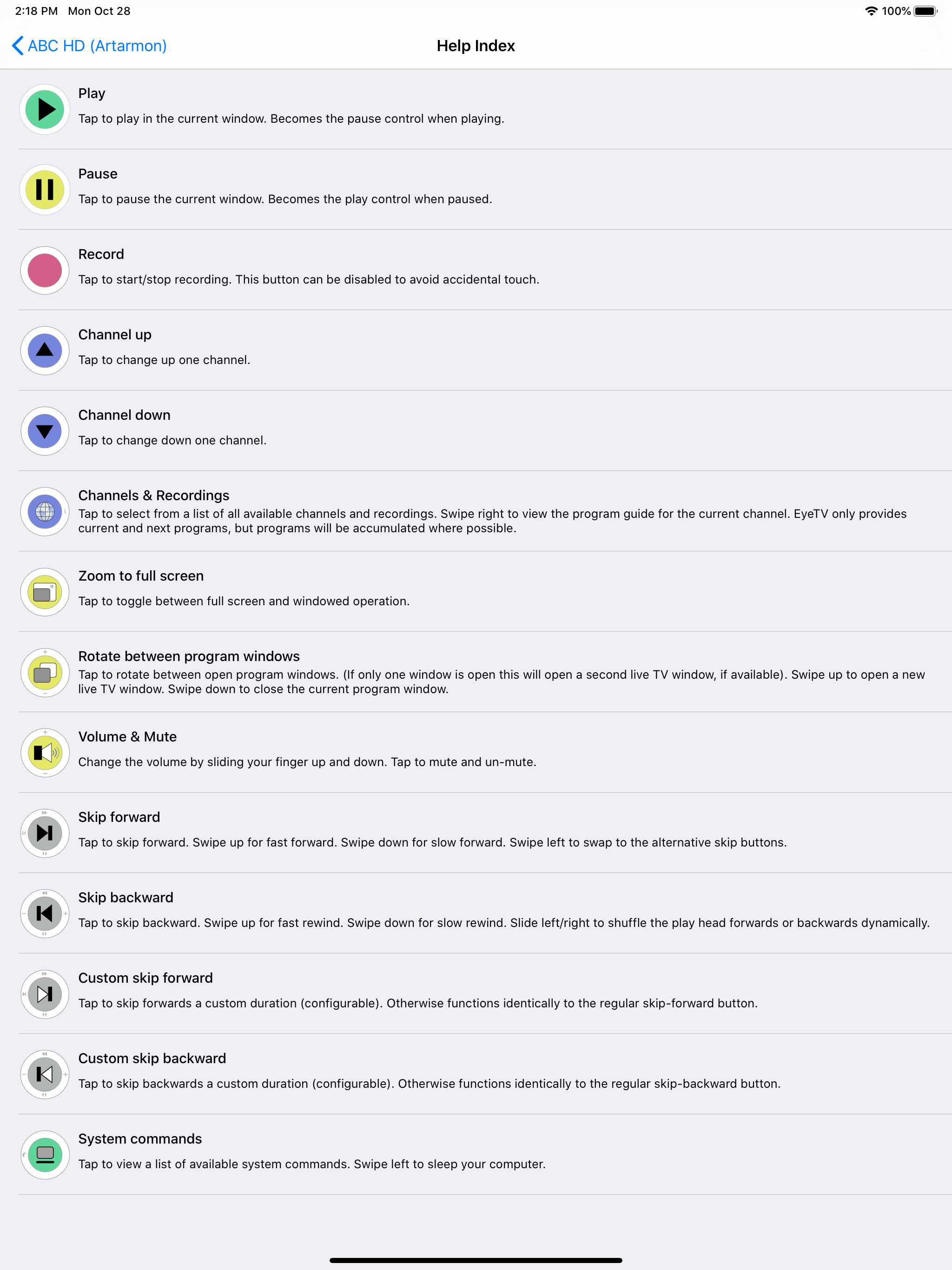 EyeTV Remote screenshot 9