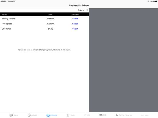 FaxReceive - receive fax app iPad screenshot 5 - Business app