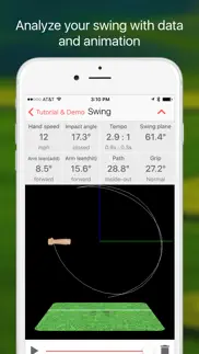 golf swing analyzer ++ iphone screenshot 2