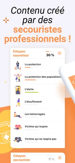 Game screenshot Secours : citoyen sauveteur apk