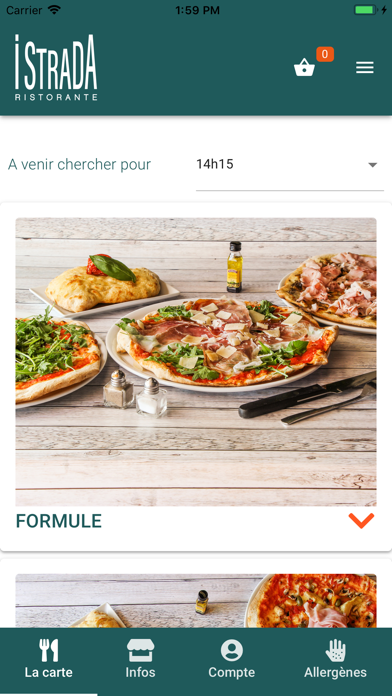 Screenshot #2 pour IStrada Ristorante