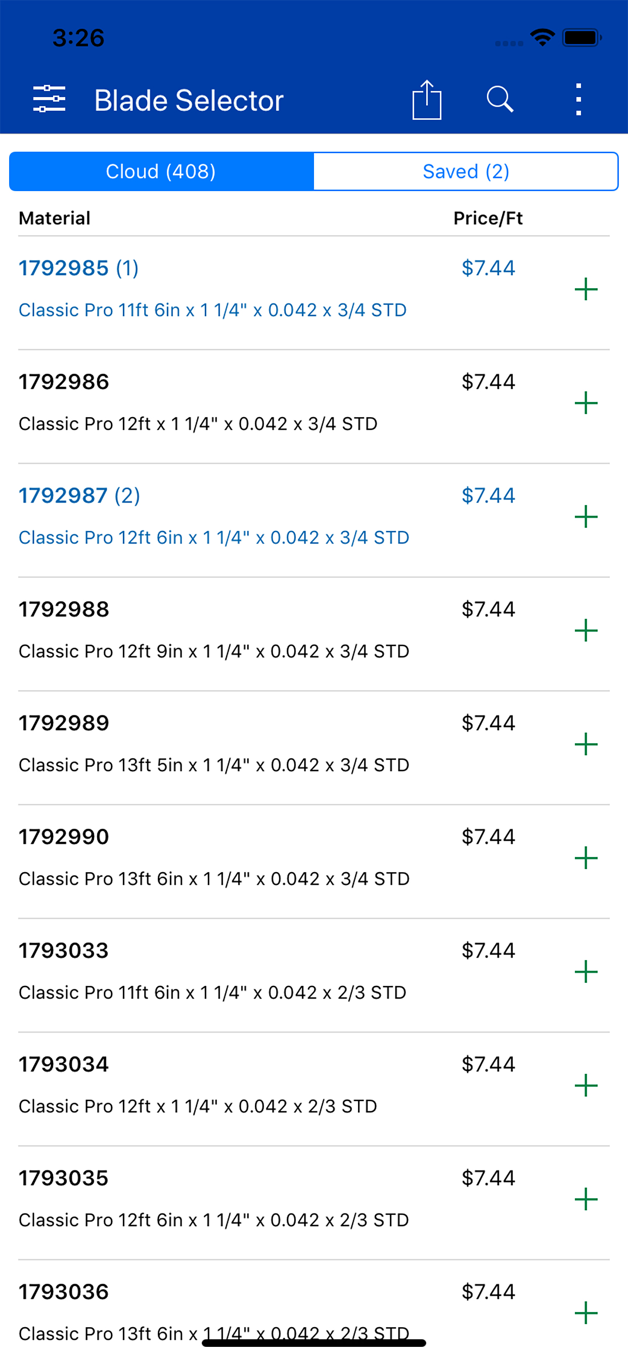 Blade Selector screenshot 3