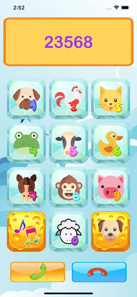 Toy Phone - Cute Animals
