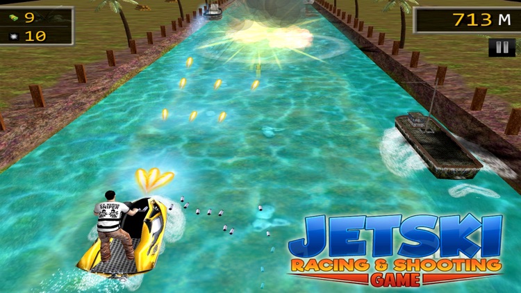 JET SKI RACING SHOOTING GAMES