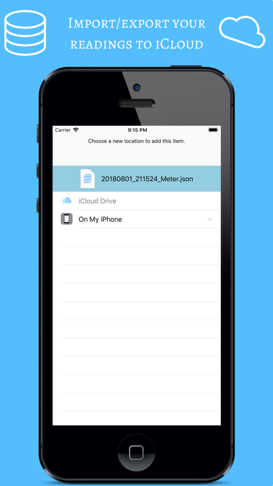 #5. Electricity Meter Tracker (iOS) Podle: Francois Duchemin