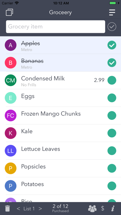 How to cancel & delete Groceery from iphone & ipad 1