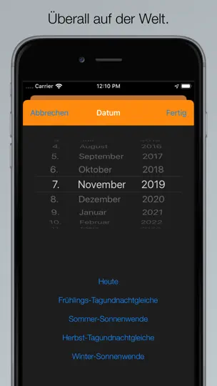 Screenshot von TagesLicht auf dem iPhone 4