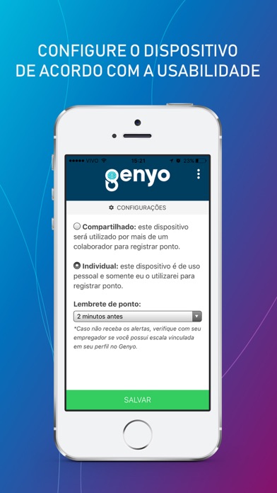 Controle de ponto Genyo Screenshot