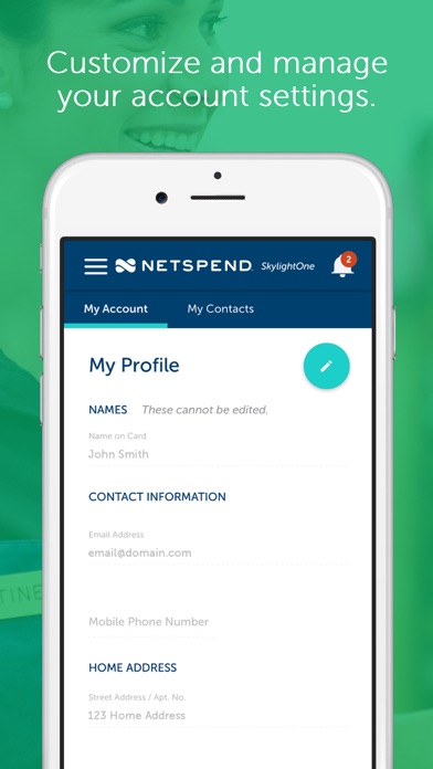 Netspend Skylight ONE Screenshot