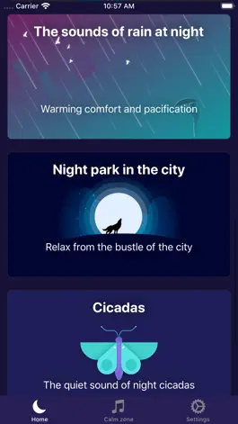 Game screenshot Sleep Sounds - Calm, Mediation apk
