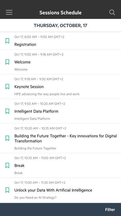 HPE Events screenshot 4